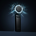 ArcticBreeze Pro handheld ice-cooling fan