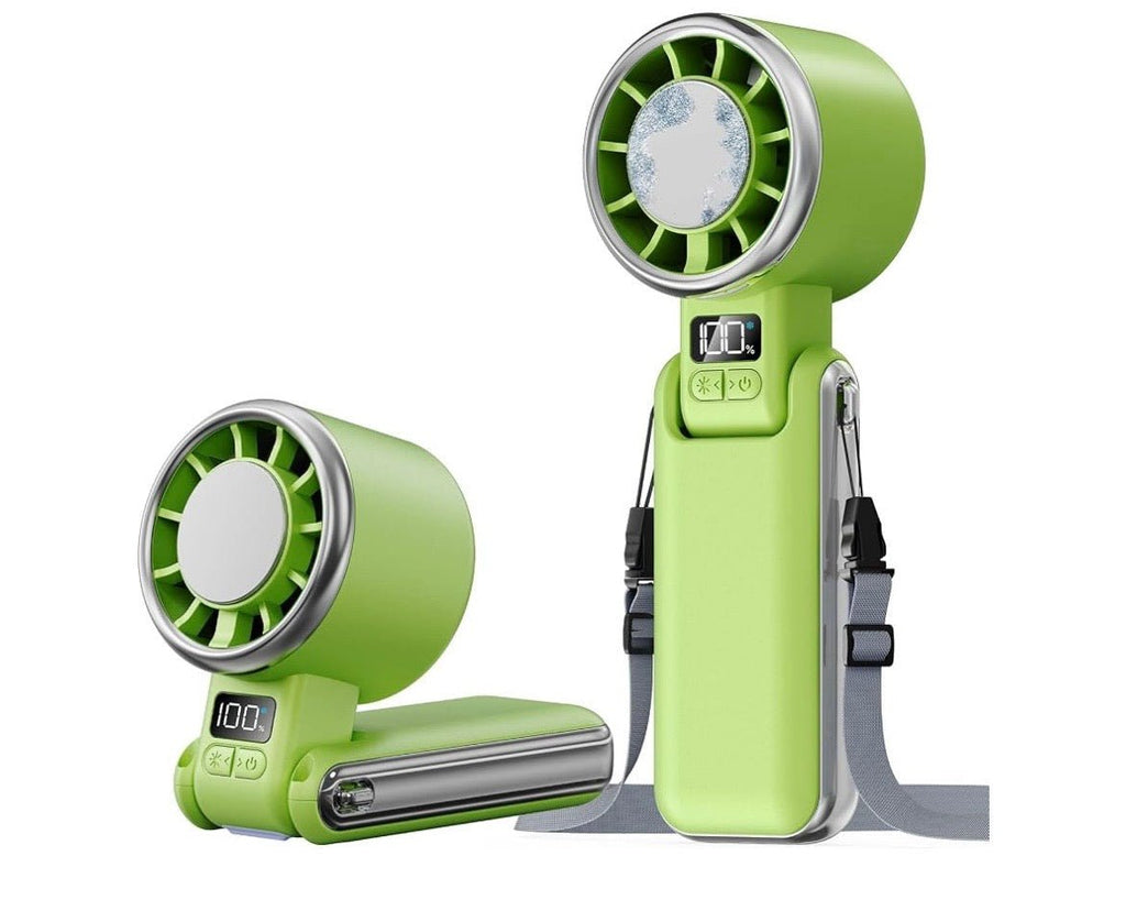 ArcticBreeze Pro — Handheld Ice-Cooling Fan (6000mAh, 20H Battery, Turbo) - Bali Summer Store
